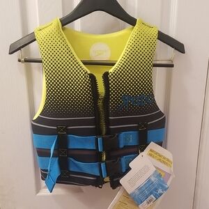Speedo Kids Swim Vest - Yellow and Blue